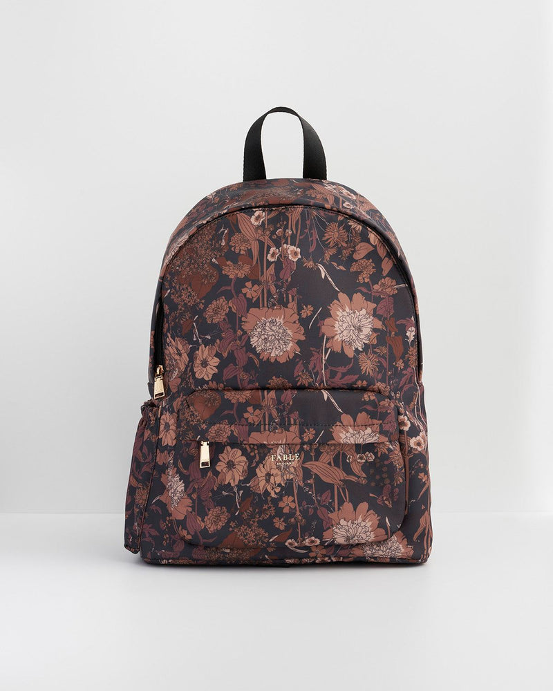 Deco Blooms Rucksack Schwarz