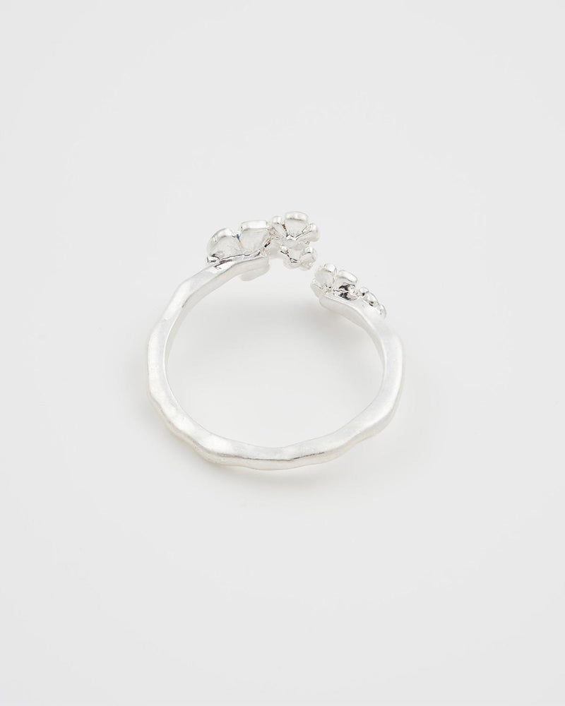 Forget Me Not Silver Ring