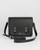 Magical Mushroom Black Satchel