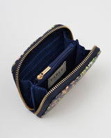 Wolf Garden Small Navy Zip Purse