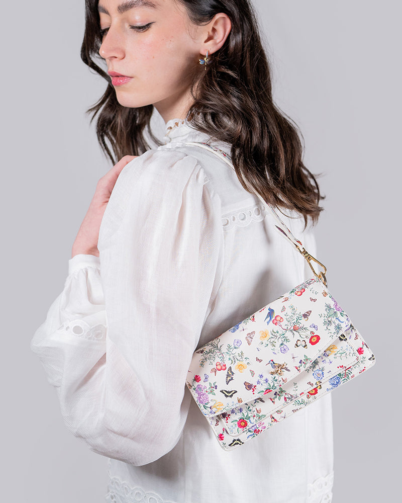 Alice Garden Elfenbein Shoulder Bag