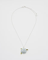 Hydrangea Silver Necklace