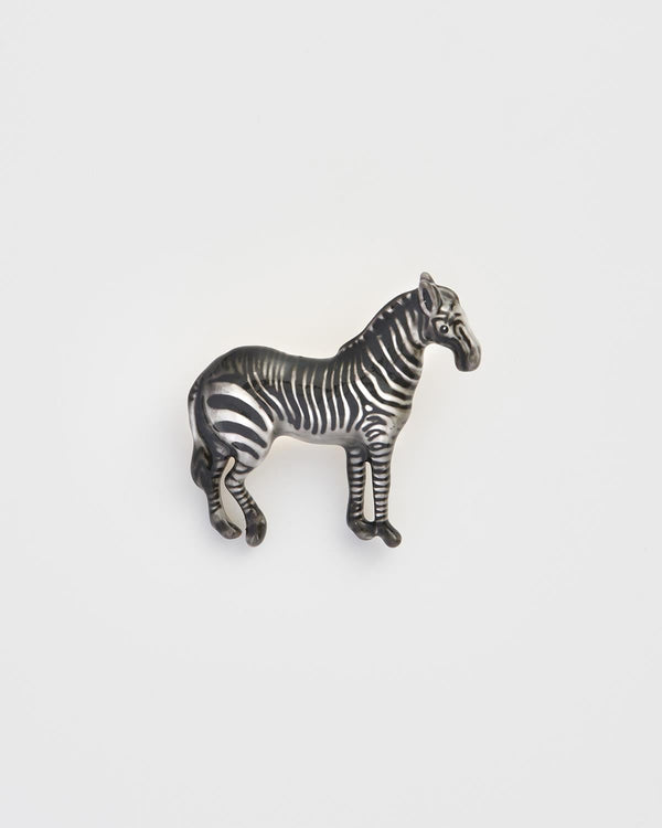 Zebra-Brosche