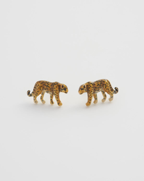 Leoparden Ohrstecker 