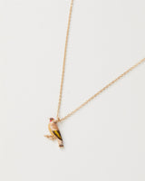 Enamel Goldfinch Short Necklace