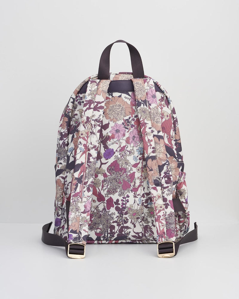 Deco Blooms Rucksack Brombeere