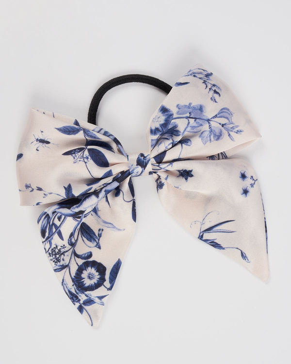 Haarschleife- & Haargummi-Set Blooming Blue