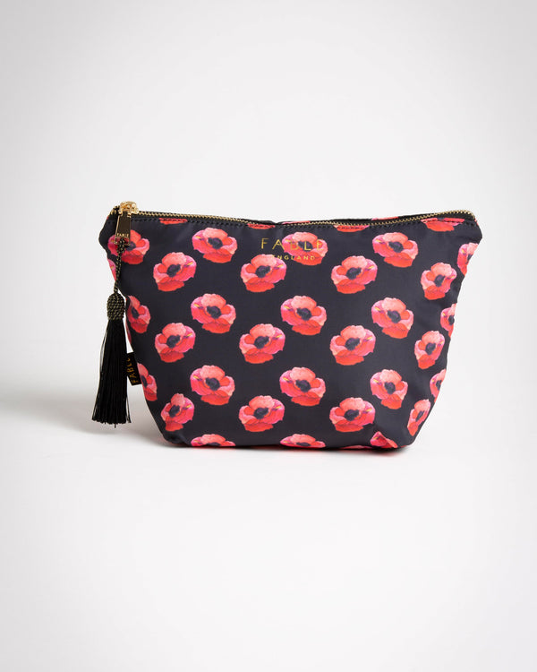 Perfect Poppy Large Makeup Bag